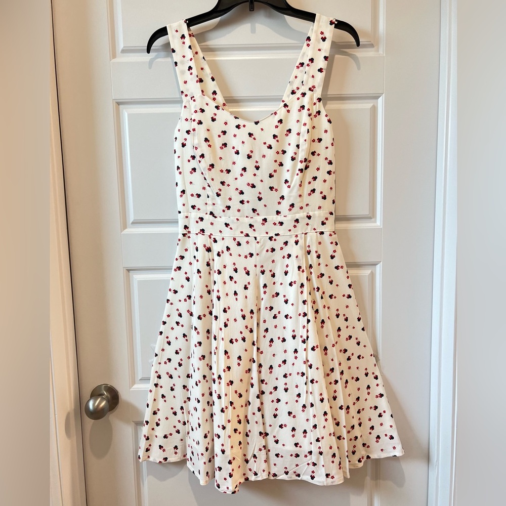 Disney dress by Lauren Conrad, Like new! White with little navy Mini Mouse